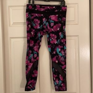 LULULEMON ZIP POCKETS CROP MESH LEGGING